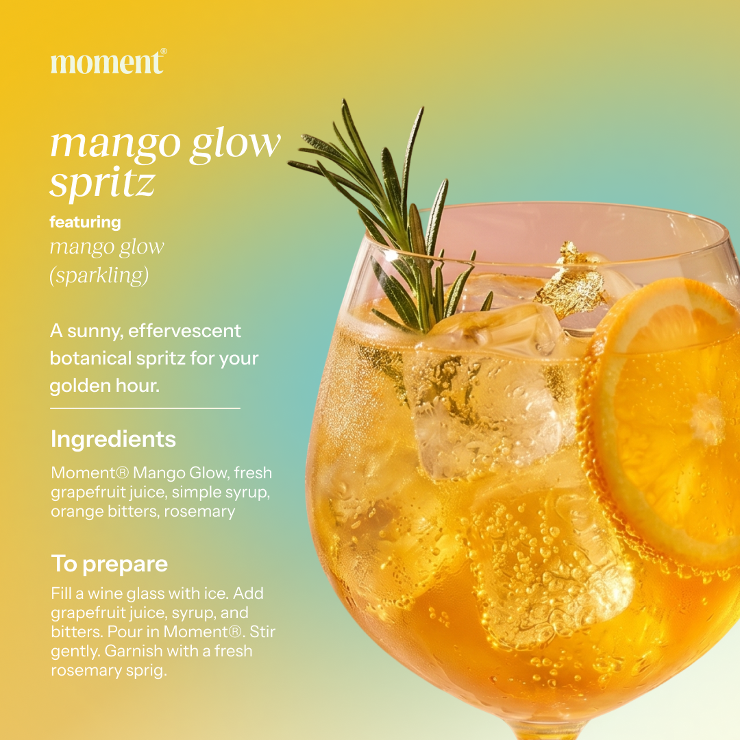 mango glow (botanical soda | 12 pack)