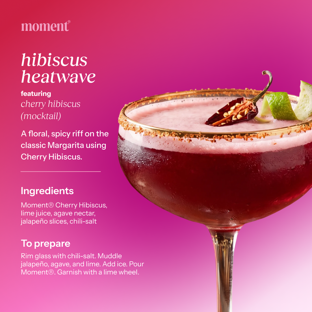 cherry hibiscus (sparkling mocktail | 12 pack)