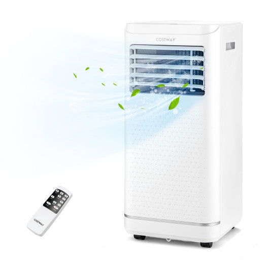 Climatiseur portable 10 000 BTU avec mode déshumidificateur et ventilateur