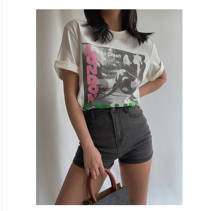 Stretch Fit Denim Shorts