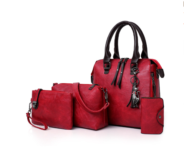 Mother-Daughter Bag Set - 5 Pieces, Large Tote