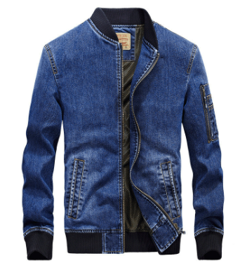 Men's Authentic Denim Jacket (One Piece)