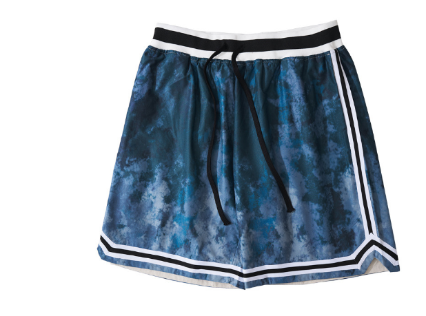 Men's Vintage Bleached Denim Shorts for Summer Streetwear