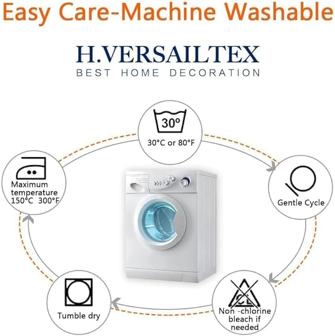 H.VERSAILTEX Super Stretch Individual Chaise Cover Sectional Couch Covers for L Shaped Sofa Both Left/Right Featuring Thick Jacquard Textured Twill Fabric (1 Piece Chaise Cover Large, Island Fossi)