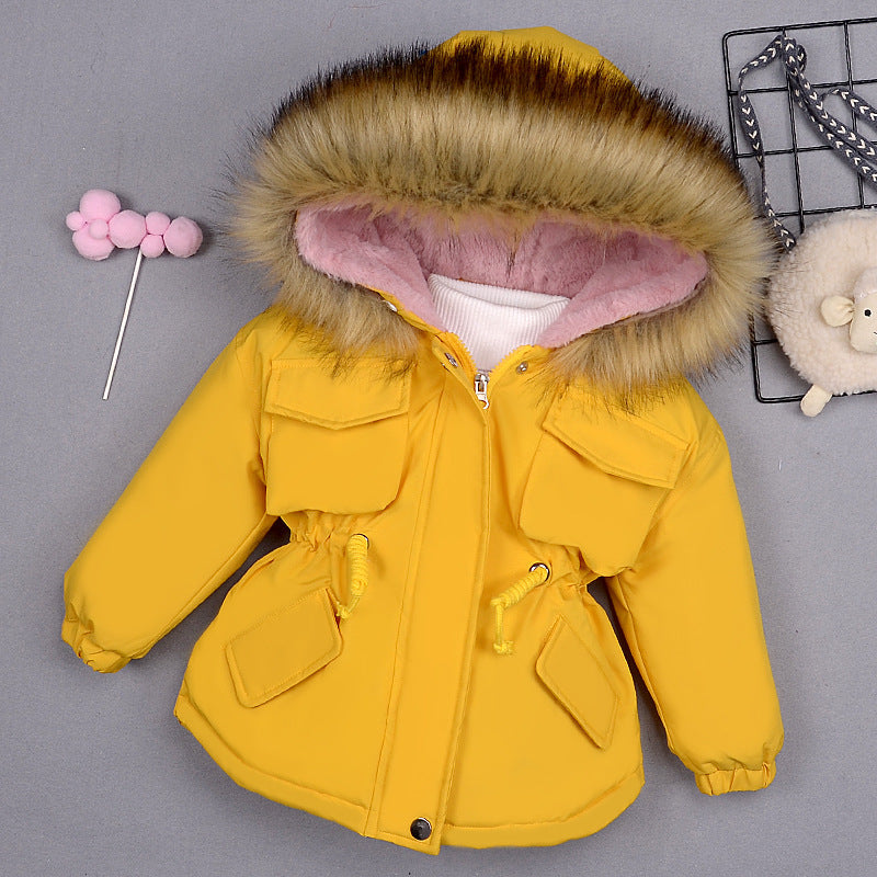 Children's Thick Winter Cotton-padded Jacket