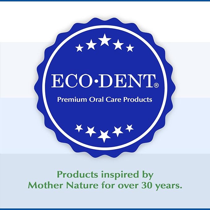 Eco-Dent Alcohol-Free Mouthwash, Mint - Ultimate Essential MouthCare, Oral Care Mouth Wash for Adults, Baking Soda Mouth Rinse with CoQ10/Herbs/Essential Oils, 8 Fl Oz (Pack of 2)