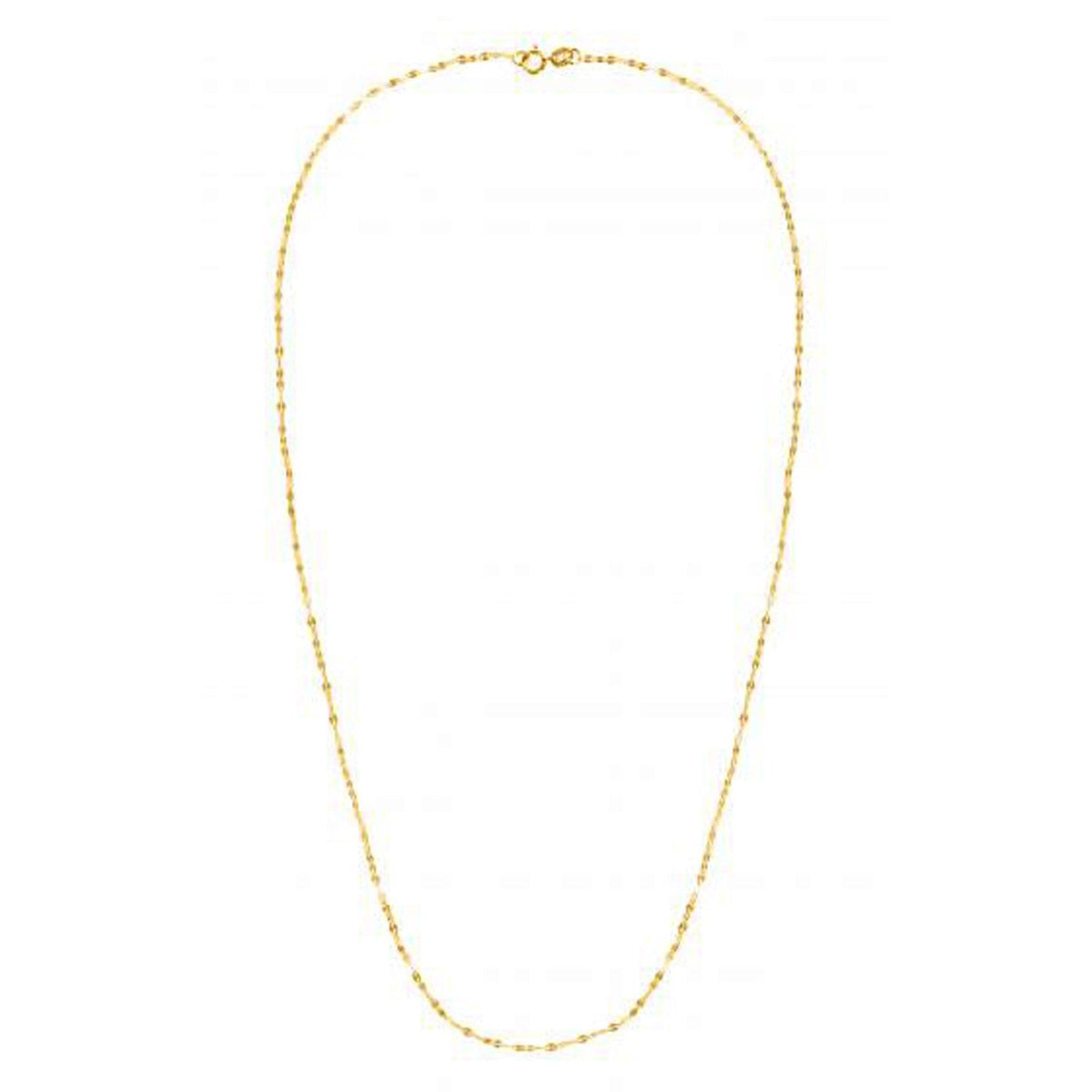 14k Yellow Gold Alternate Valentino Chain (1.40 mm)