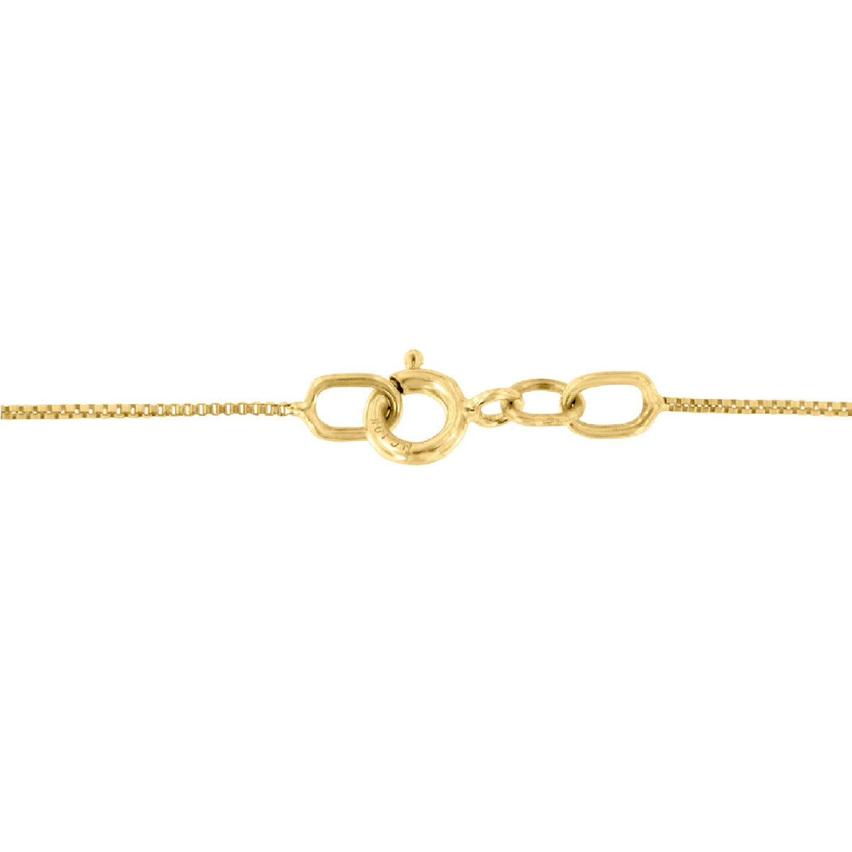 Collier avec pendentif Espira en or jaune 10K, avec diamant de 0,03 carat au total et diamant rond accentué, motif tourbillon, cœur ouvert, 45,7 cm (couleur I-J, pureté I2-I3)