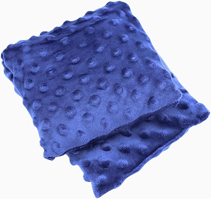 Microwave Heating Pad for Cramps, Aches & Pains - Weighted Microwavable Heating Pad – Moist Heat Therapy for Back, Neck, and Shoulders – Made in USA with Lavender, Flaxseed, and Buckwheat