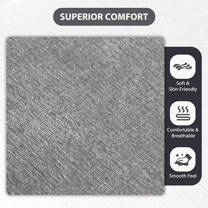 mestyl Modular Sectional Sofa Convertible Sofa Couch Set with Storage for Living Room, Modern 7 Seater Modular Sectional Couch with 2 Movable Ottoman (Grey)