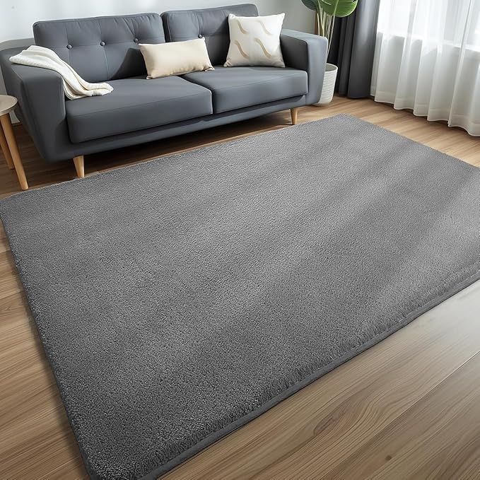 Sour Lemon 5x7 Area Rugs for Living Room, Soft Large Area Rug Fluffy Rugs for Bedroom,Machine Washable Area Rug Non Slip Carpet Rug for Living Room Playroom Kids Room Home Decor