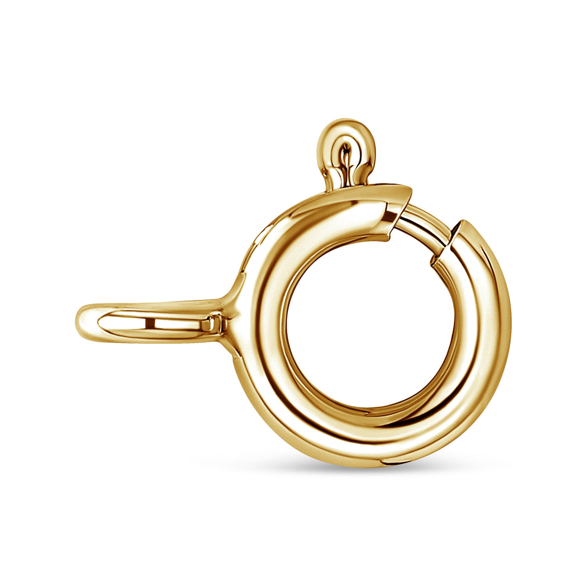 Collier en or jaune 14 carats avec diamants en grappe de 2,00 carats, longueur 45 cm (couleur I-J, pureté I1-I2)