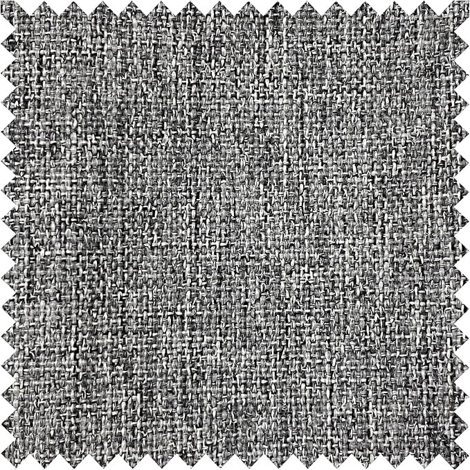 Macochico Pinch Pleated Blackout Curtains 102 Inches Long 100% Light Blocking Natural Grey Linen Drapes for Bedroom Living Room Farmhouse Shabby Chic Burlap Curtains with Tieback 72”Wx102”L 1 Panel