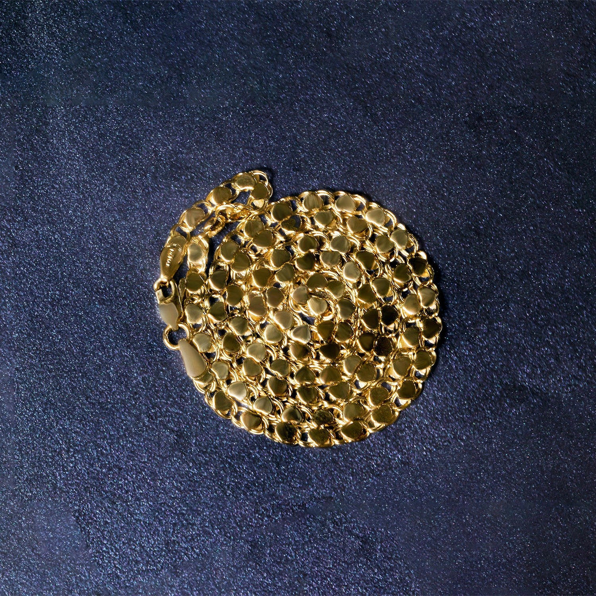 Chaîne Cœur en Or Jaune 14 carats de 3,3 mm
