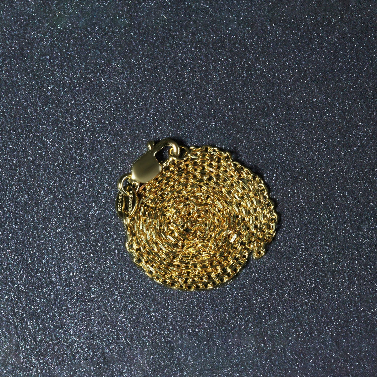 Chaîne maillons torsadés or jaune 14 carats 1,4 mm