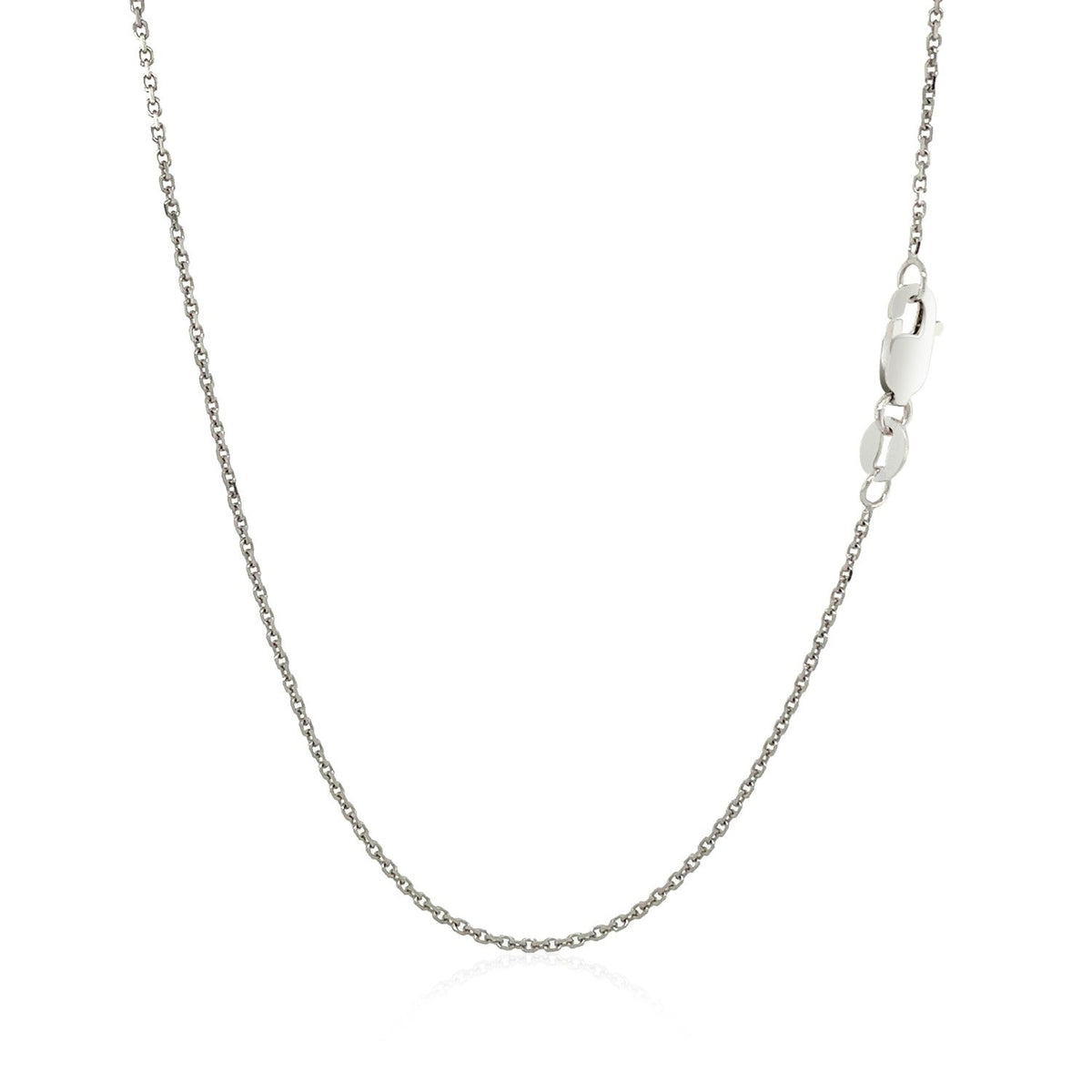 Chaîne Cheville Or Blanc 18 carats 1,1 mm