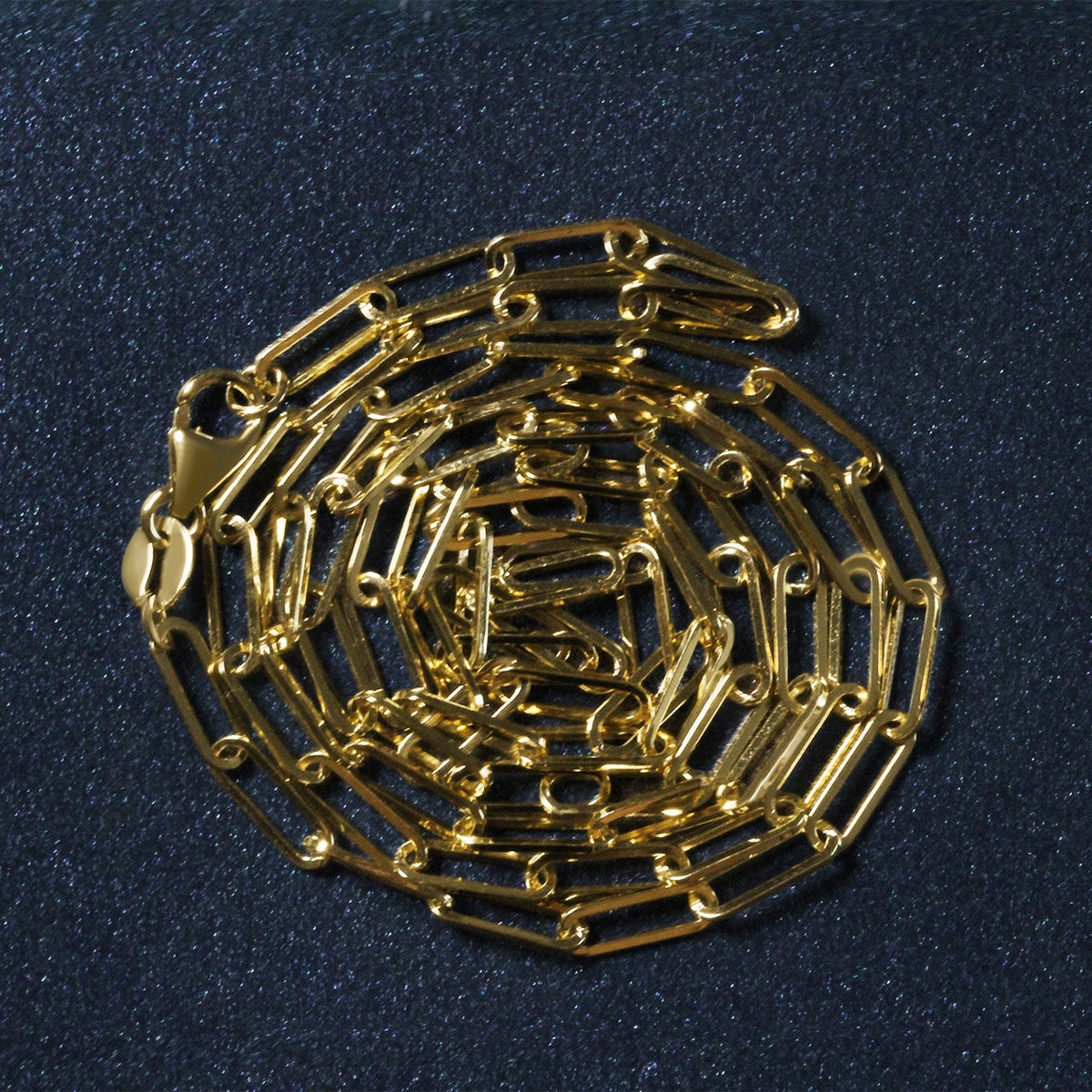 Chaîne trombone en or jaune 18K (2,50 mm)