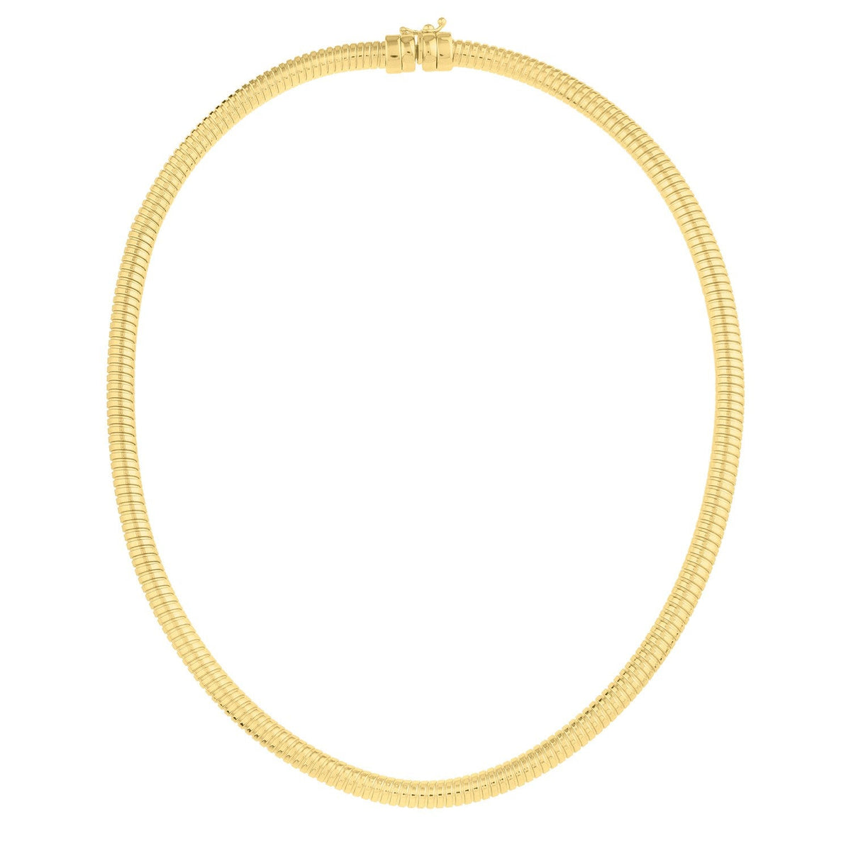 Collier tubogas en or jaune 14 carats (5,00 mm)
