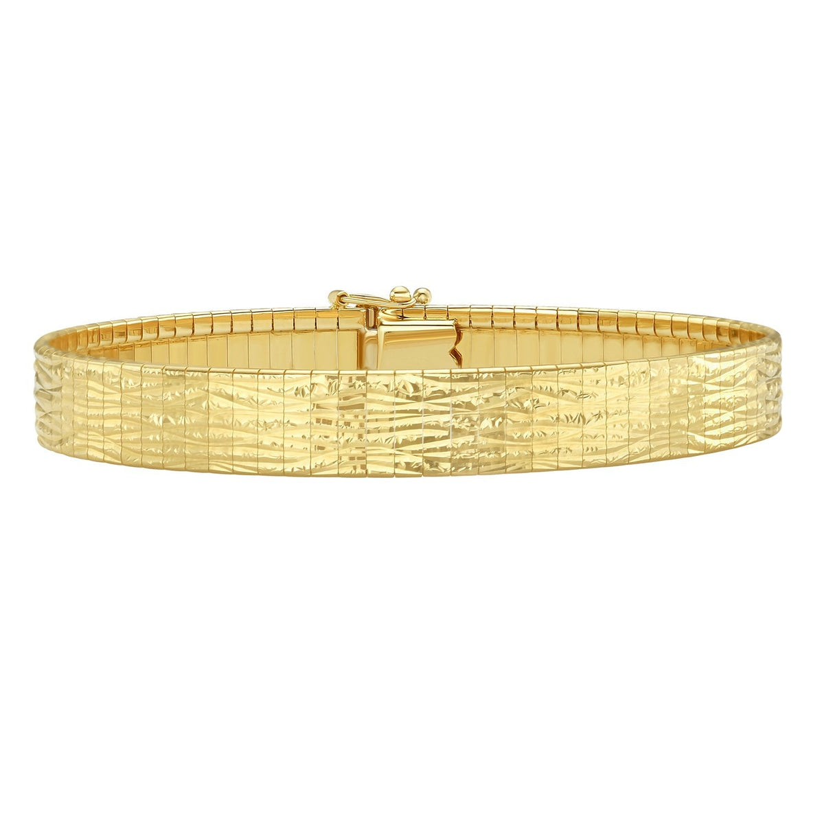 Bracelet Glacier en or jaune 14 carats (8,10 mm)