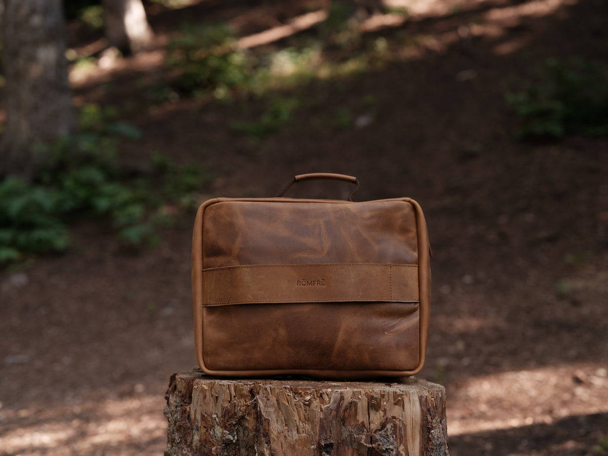 Sac de voyage CPAP en cuir