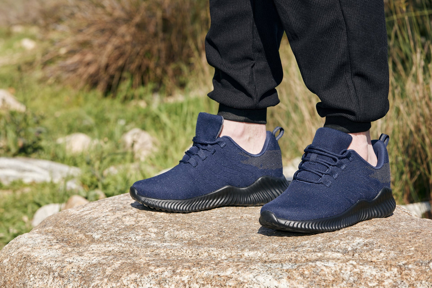 CALTO - Q217 - 2.8 Inches Taller (Navy/Grey) - Ultra Lightweight