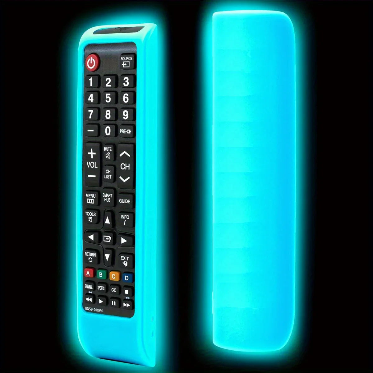 Silicone Remote Case For Samsung TV Controller, Remote Cover For BN59-01199F Samsung Remote Control, Smart TV Remote Skin Sleeve