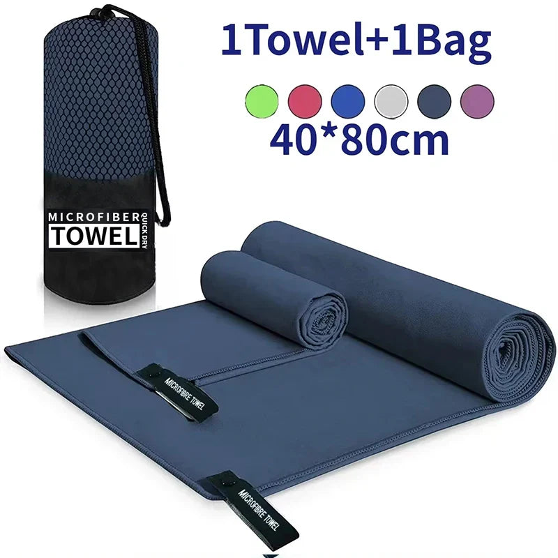 Quick-Drying Sports Towel 40x80CM Blue Grey Green Orange Swimming Gym Fitness Camping Running Beach Washcloth Towels multitool