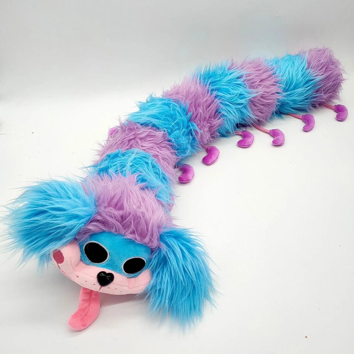 Creative Animal Soft Plush Doll Kids Cartoon Caterpillar Stuffed Plush Toys Blue Purple Stuffed Animal Children Bedroom Decor