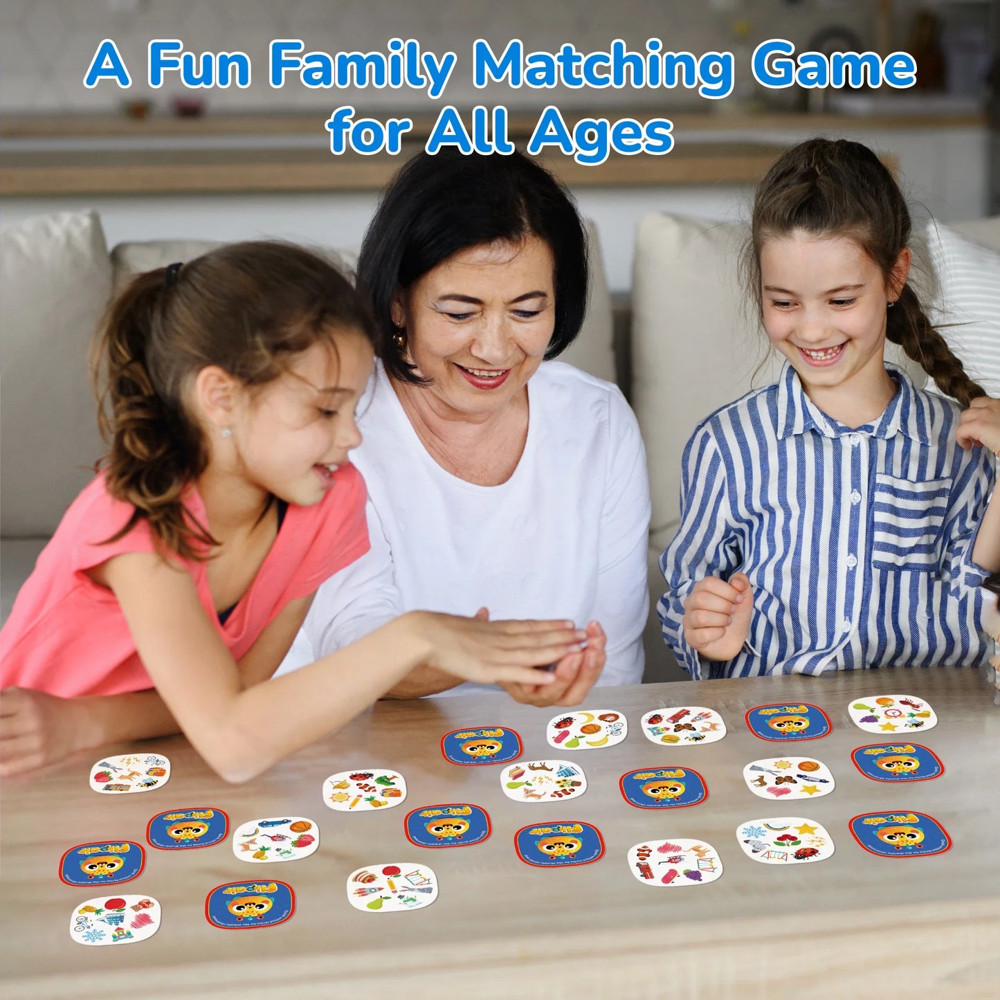 Quickly Patterns Matching Card Games, Memory concentration training, Visual Perception Game for Family, School, Party & Travel
