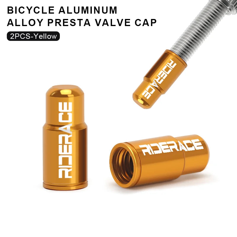 2/4/10Pcs Bicycle Tire Valve Cap Dustproof Lightweight Aluminum Alloy MTB Road Bike Tube Tyre Gas Nozzle Cover For FV Presta