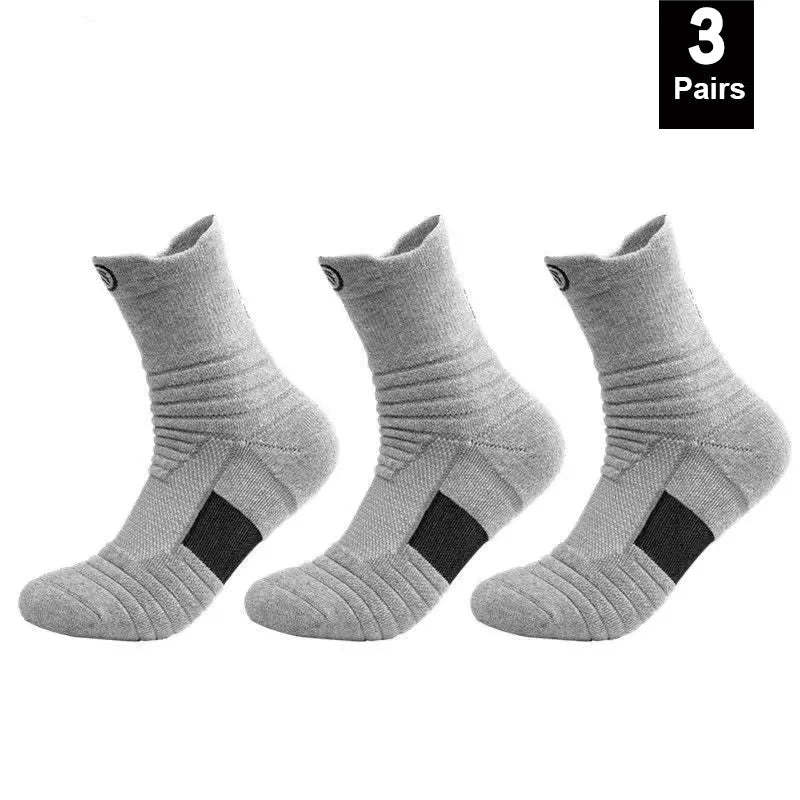 Cushioned Sports Compression Socks for Basketball and Running