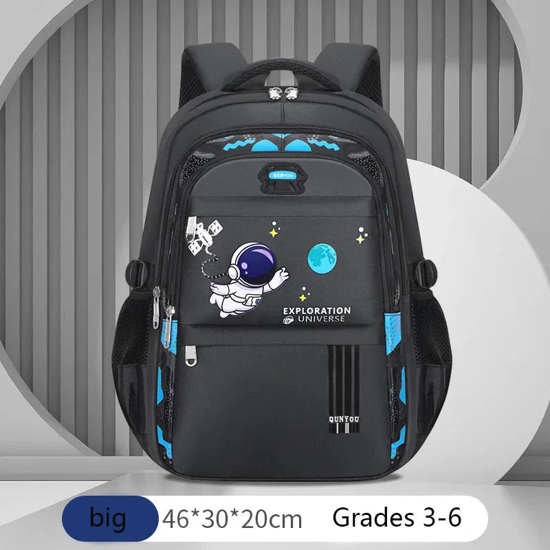 Kids Astronaut Backpack Waterproof School Bag for Boys