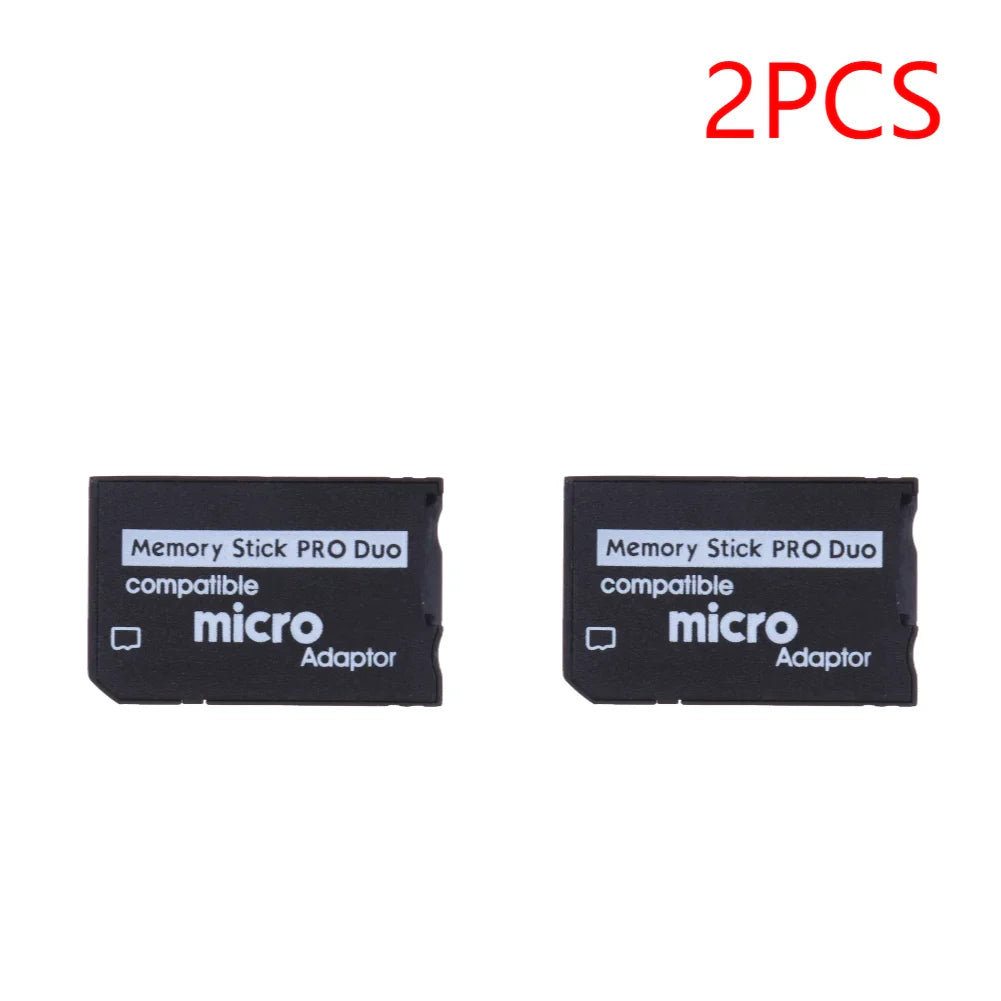 TF To MS Card Mini Memory Stick Card Adapter Plug and Play Card Reader Adapter Replacement Parts Accessories for Pro Duo