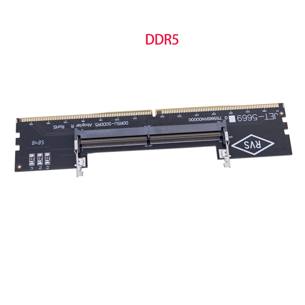DDR3 DDR4 DDR5 Memory Test Adapter Card Laptop Computer RAM to Desktop Motherboard Converter Stable Memory Test Transfer Card