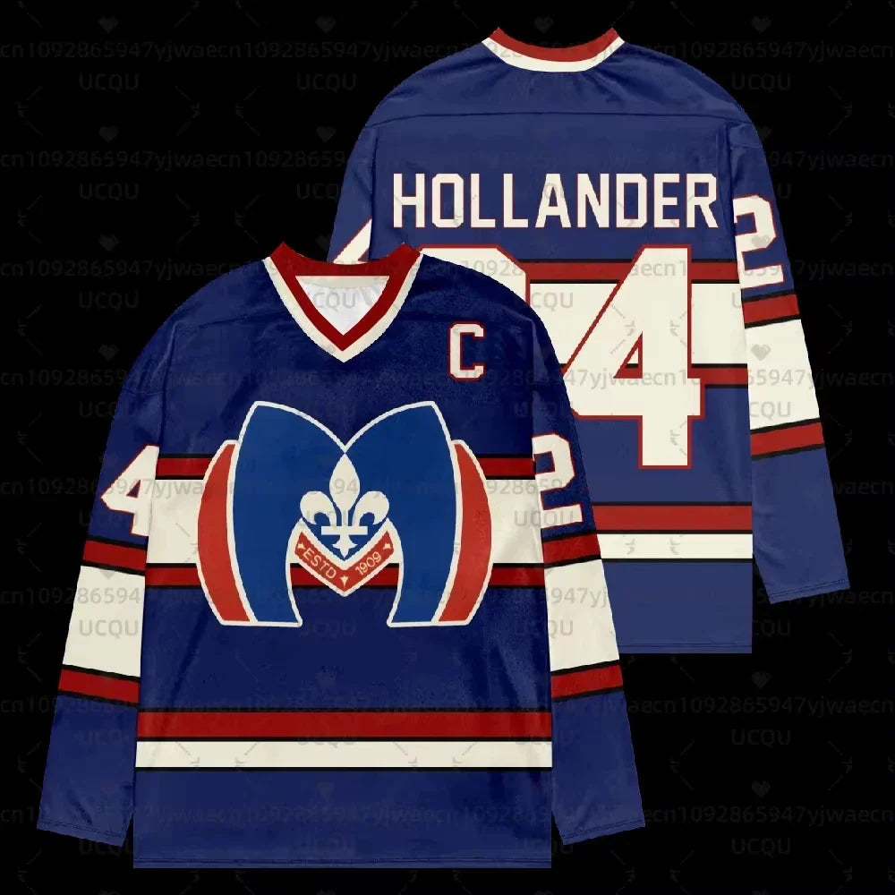 2026 mens New Heated Rivalry Hockey Jersey Long Sleeves Tee Men's Women Rozanov HOLLANDER v-neck T-shirt Unisex Tops Pullovers