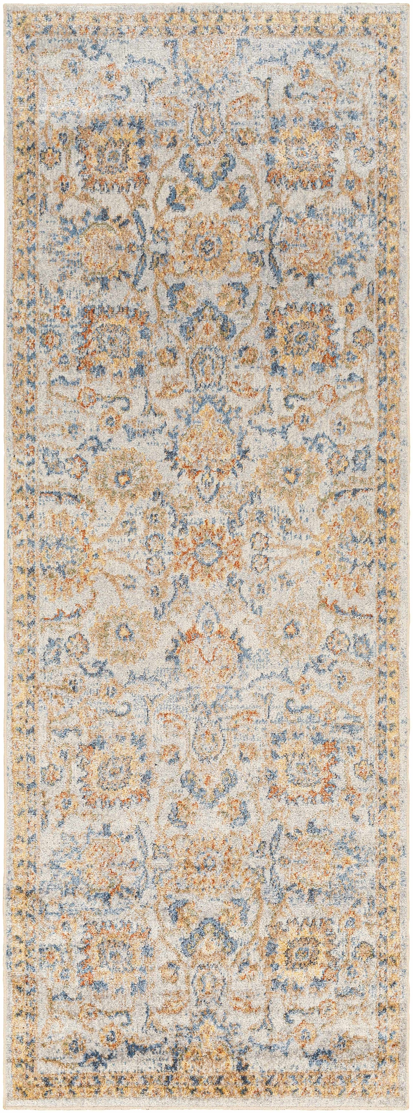 Dion Washable Floral Rug - Clearance