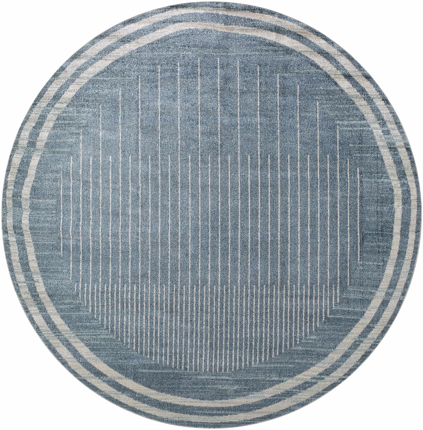 Thad Blue Washable Area Rug - Clearance