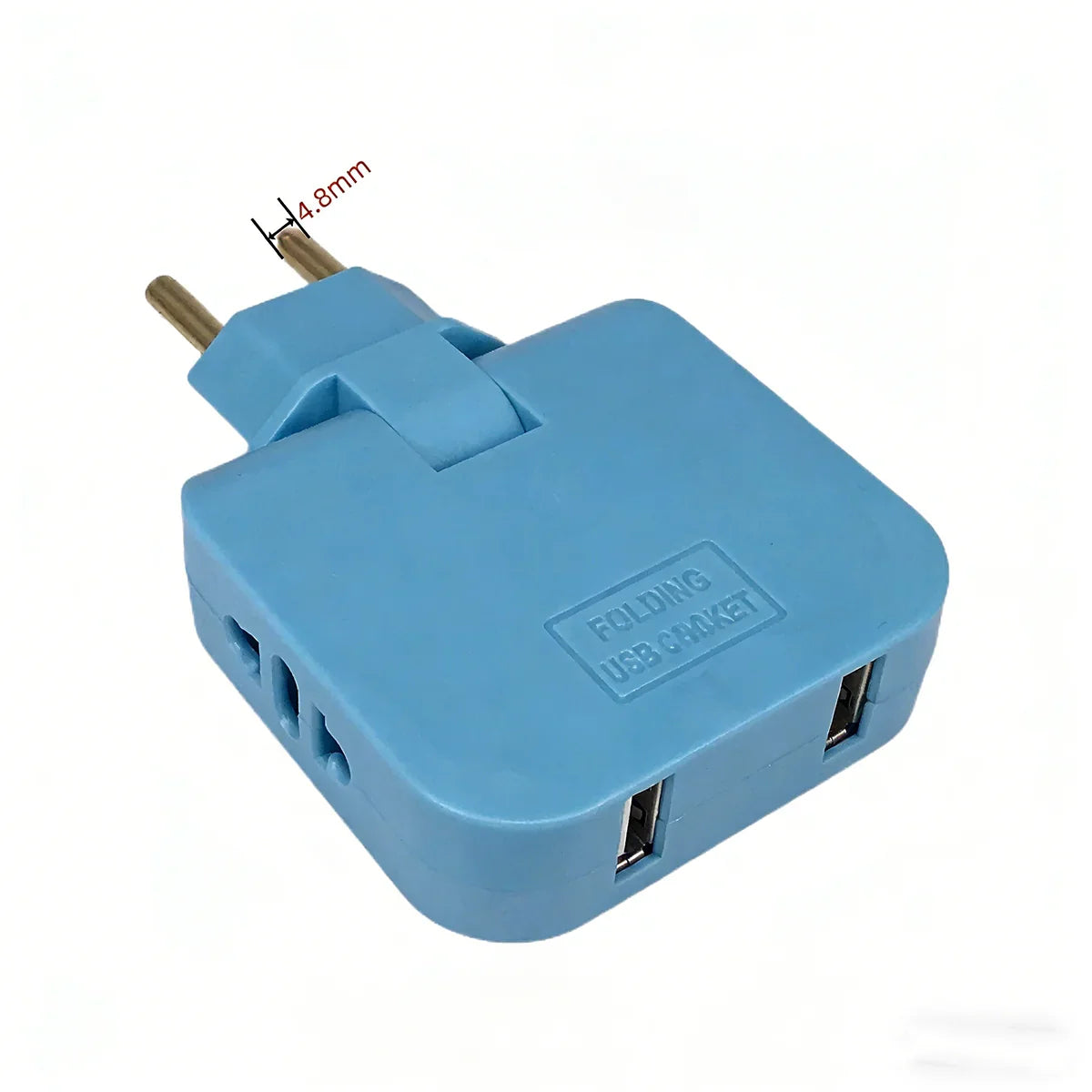 2 USB 3 in 1 EU Power Socket Plug Adapter Foldable US To EU Travel Aadapters Power Converter KR Plug Electrical Socket AC Outlet