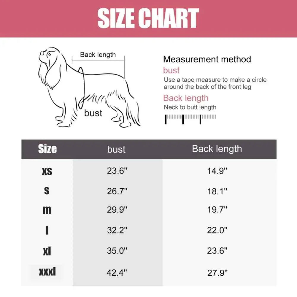 Fleece Dog Jumpsuit Pajamas – Warm Pet Overalls for Small to Large Dogs