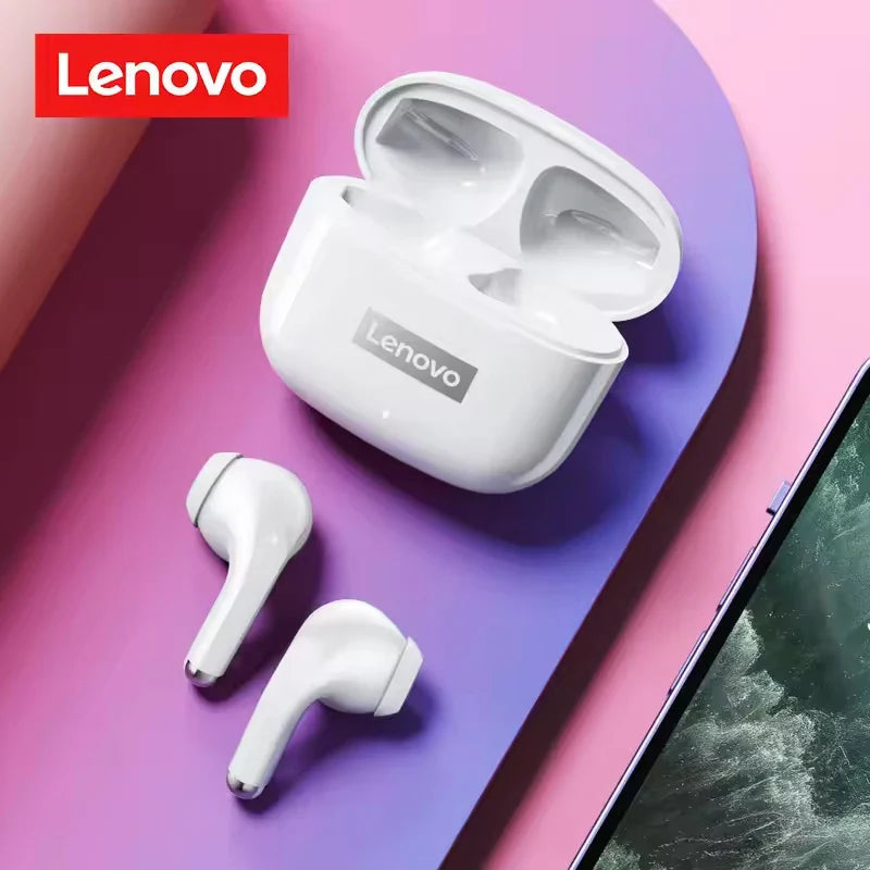 NEW Lenovo LP40 Pro TWS Bluetooth 5.3 Quick Connect Earphones Ergonomic Design Headphones Powerful Transmission Speed Headset