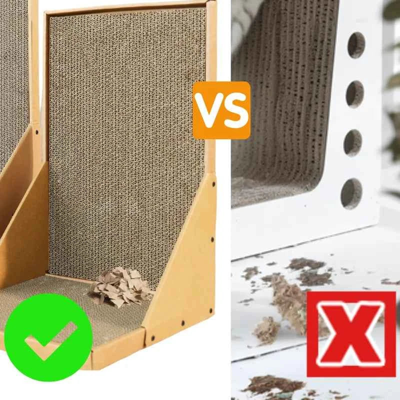 L-Shaped Cat Scratching Post – Vertical Wall Scratcher for Sofa & Furniture Protection