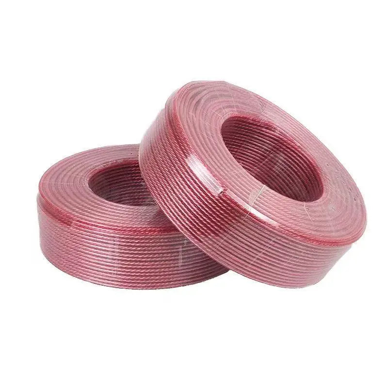 DIY Loud Audio Cable Hi-Fi Audio Cable Oxygen Free Copper Audio Wire for Amplifier Home theater KTV DJ System