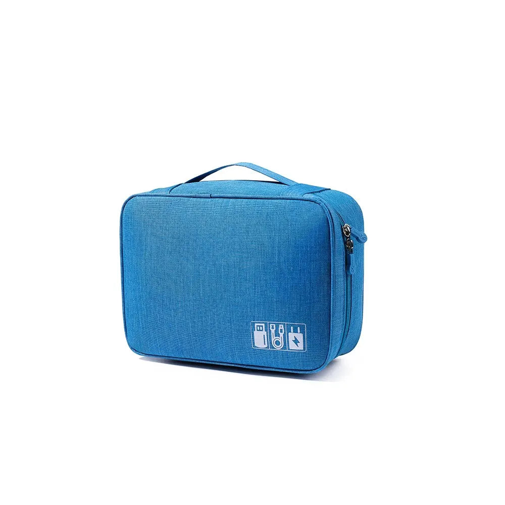 Cable Storage Bag Waterproof Digital Electronic Accessories Organizer Portable Travel Cable Organizer Case For USB Cable Charger