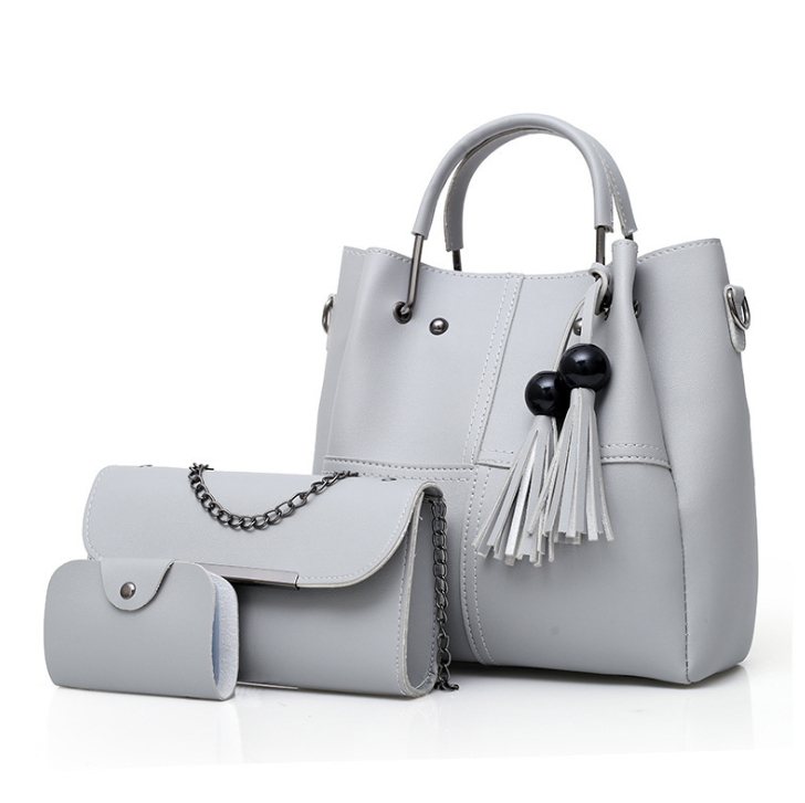 3-Piece Tassel Mother-Daughter Bag Set