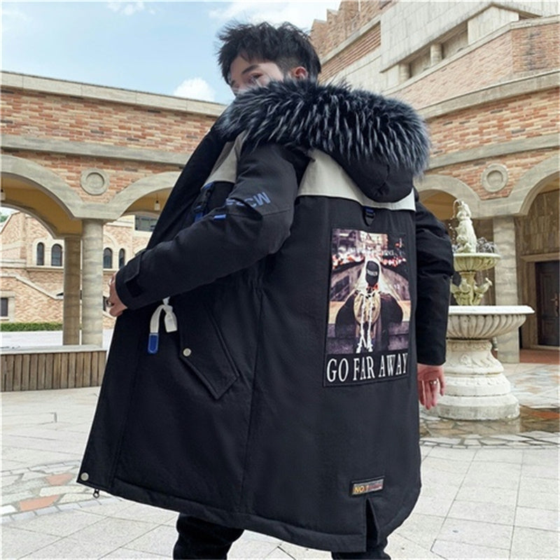 Men's Mid-length Warm Padded Jacket