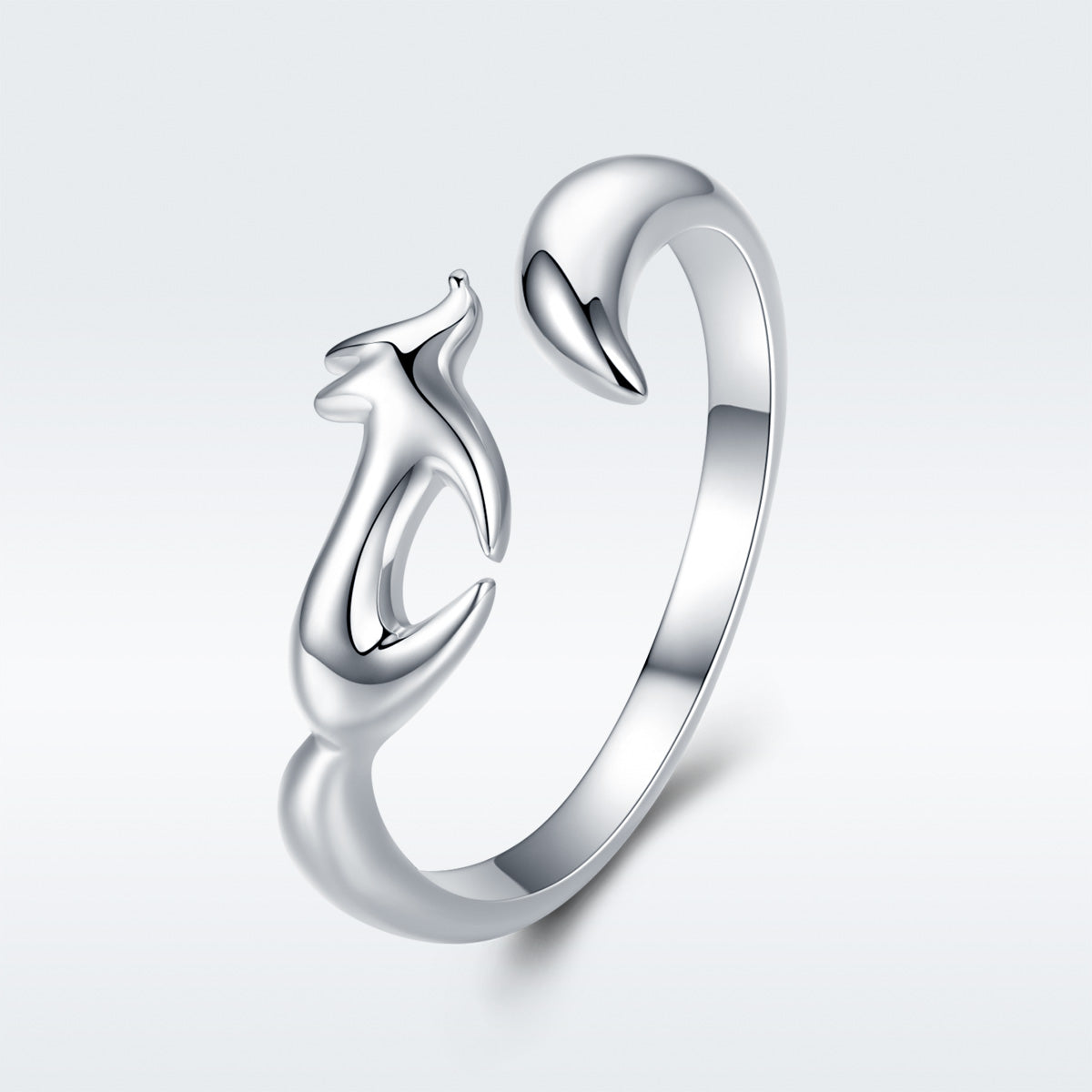 Bague en argent sterling 925 d'une largeur de 0,2 cm
