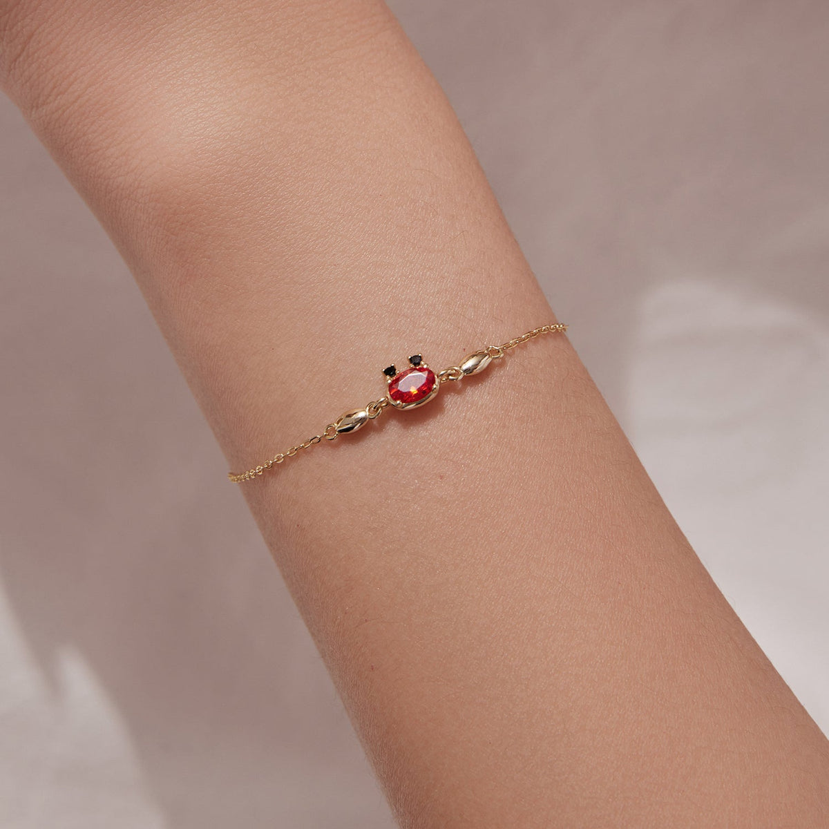 Bracelet femme en argent sterling 925 plaqué or avec oxyde de zirconium, 15+6cm