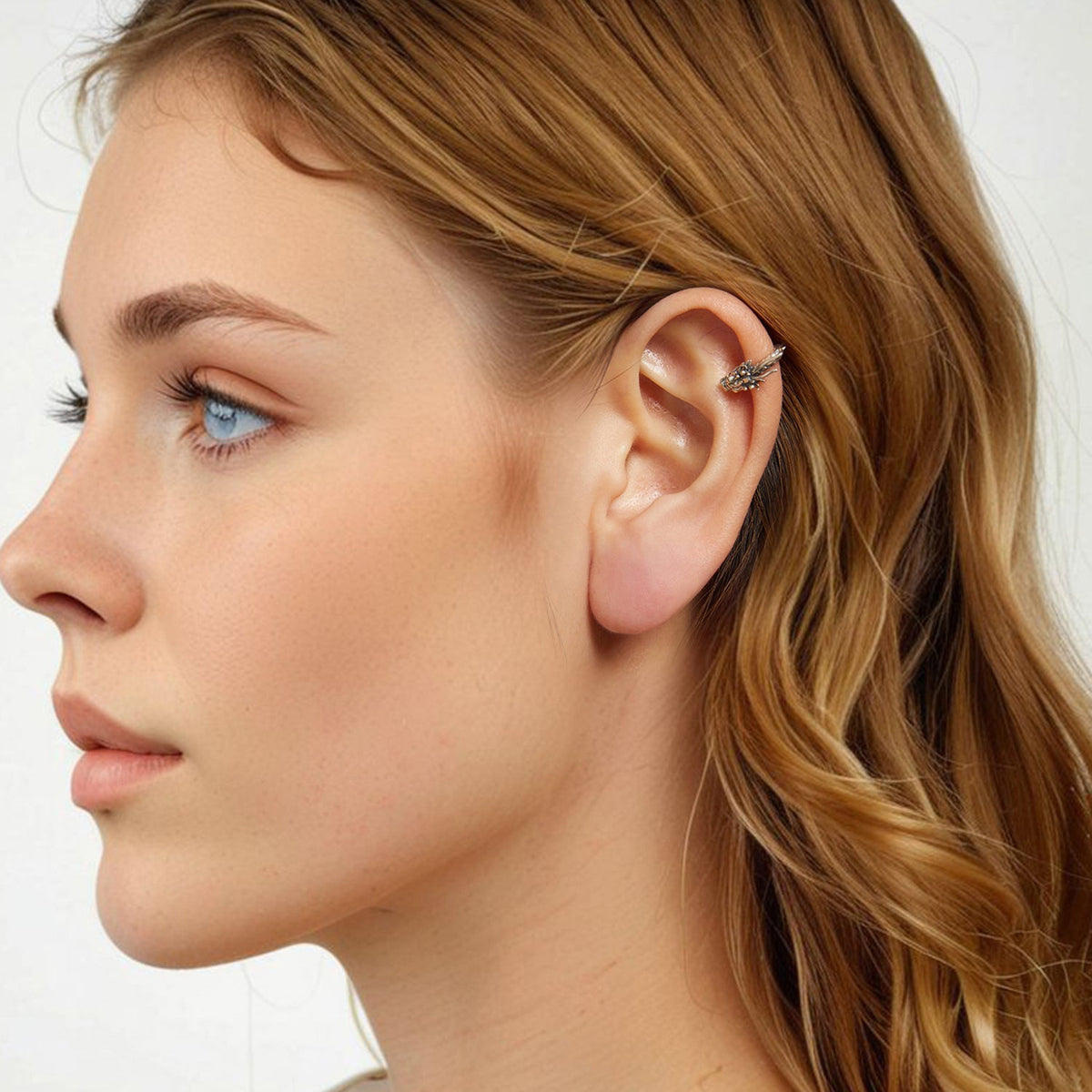 Boucles d'oreilles en argent sterling 925 avec zircons cubiques oxydés 0,5*1,3cm pour femme