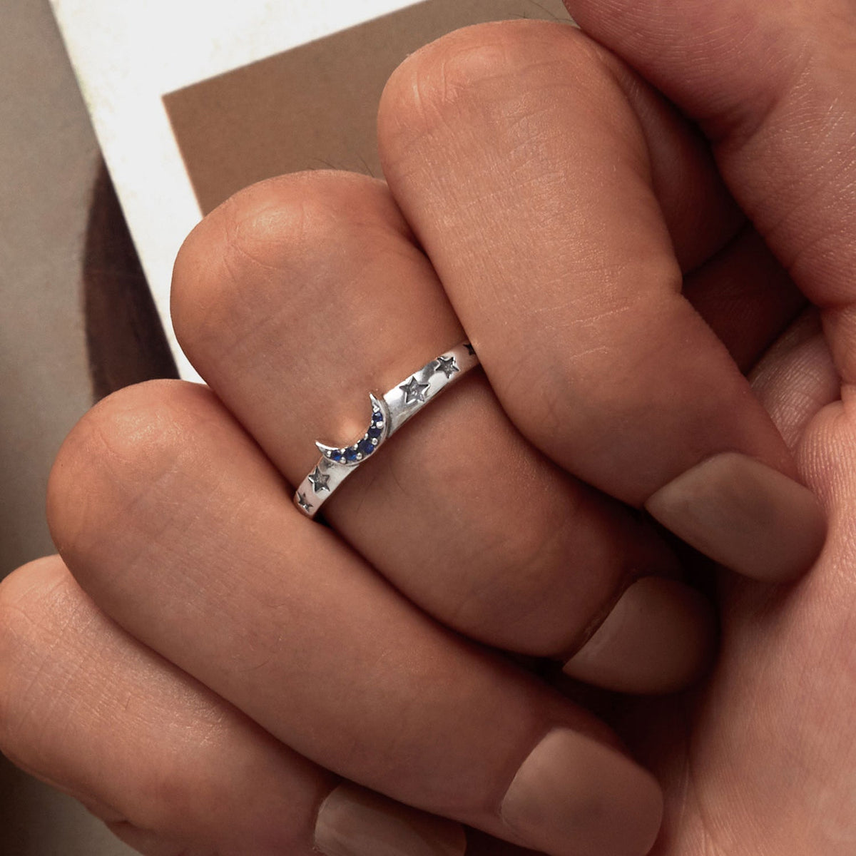 Bague en argent sterling 925, oxyde de zirconium pavé | Taille Nan | Style E