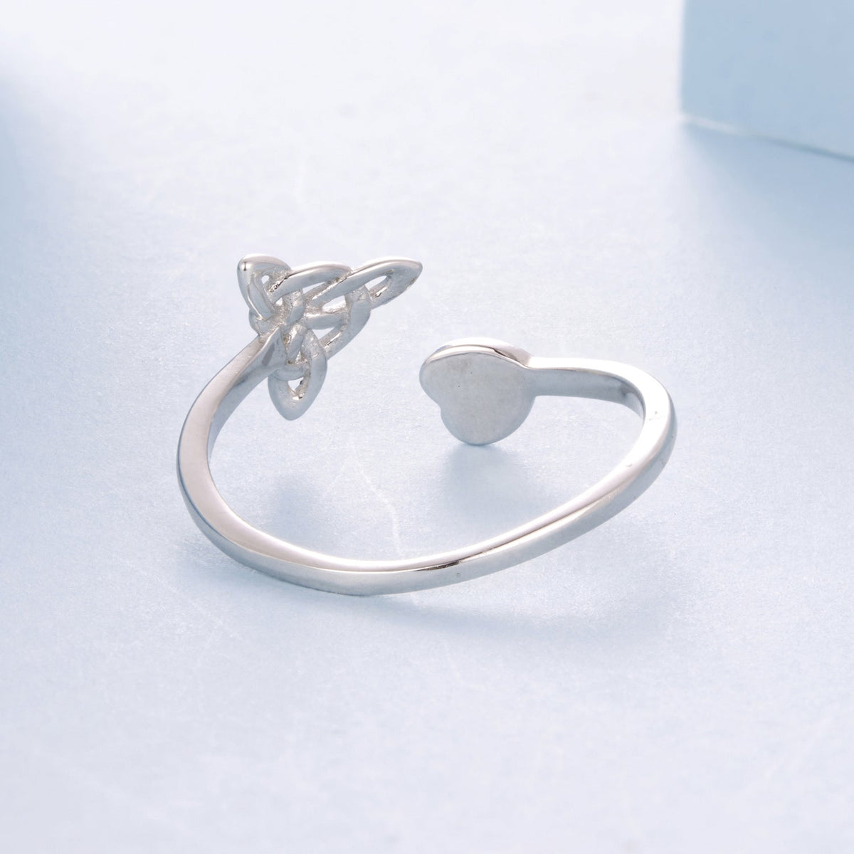 Bague pour femme en argent sterling 925 plaqué or blanc et opale synthétique